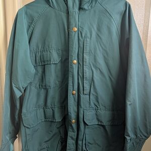 Men's Teal Hooded Jacket